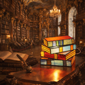Stacked Books Lamp 📖