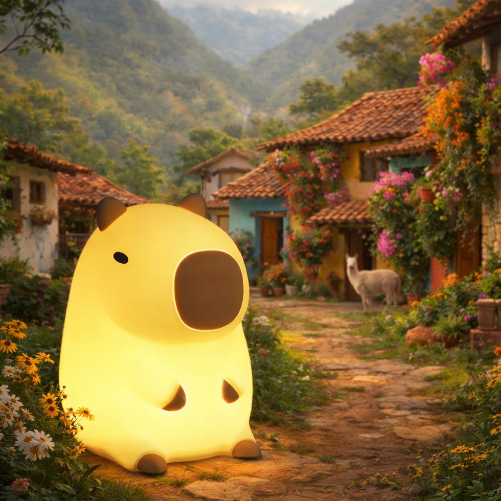 Carl the Capybara Lamp