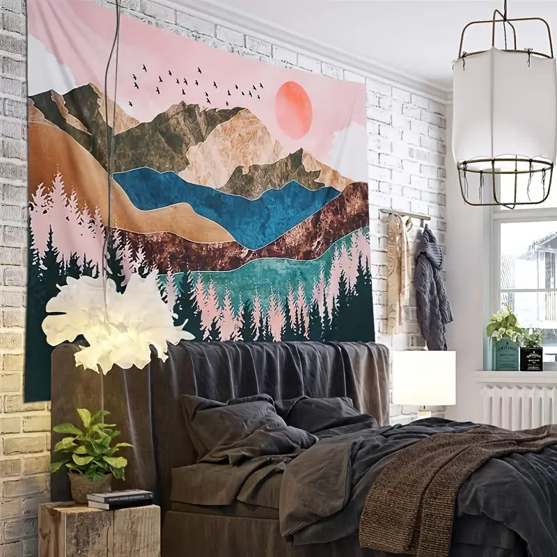 Mountain Sunset Tapestry ⛰️