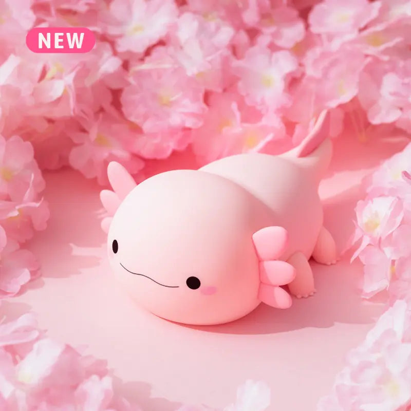 Cute Axolotl Touch Control Night Light for Nursery (Set)