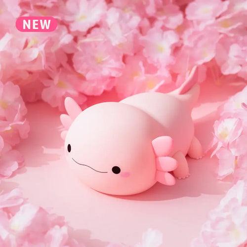 Cute Axolotl Touch Control Night Light for Nursery (Set)