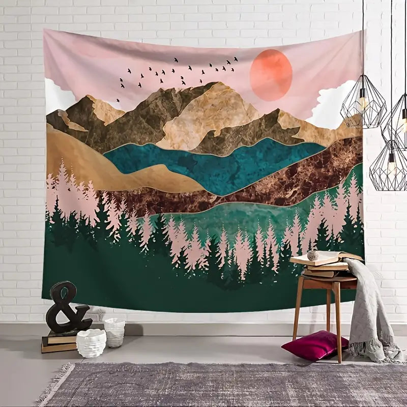 Mountain Sunset Tapestry ⛰️