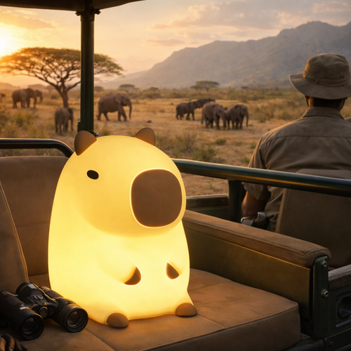 Carl the Capybara Lamp